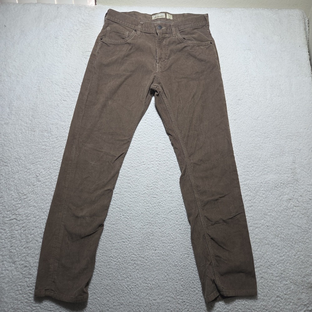 Patagonia Mens 32x31 Regular Iron Clad Corduroy Pants Ash Tan Outdoor Organic